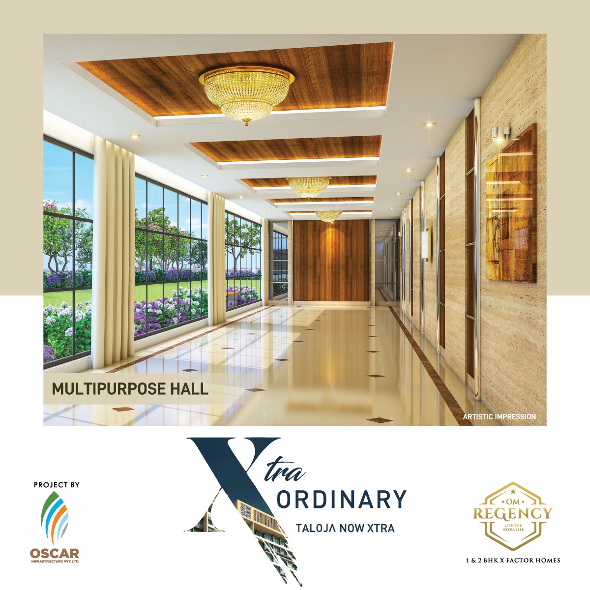 OmRegency's tweet image. Anniversary, Birthday or Housewarming Party?

Any occasion, the venue is at the same location.

Om Regency, with multipurpose banquet hall exclusively for residents.

#OmRegency #Taloja #XtraOrdinary #RealEstate #Amenities #MultipurposeHall