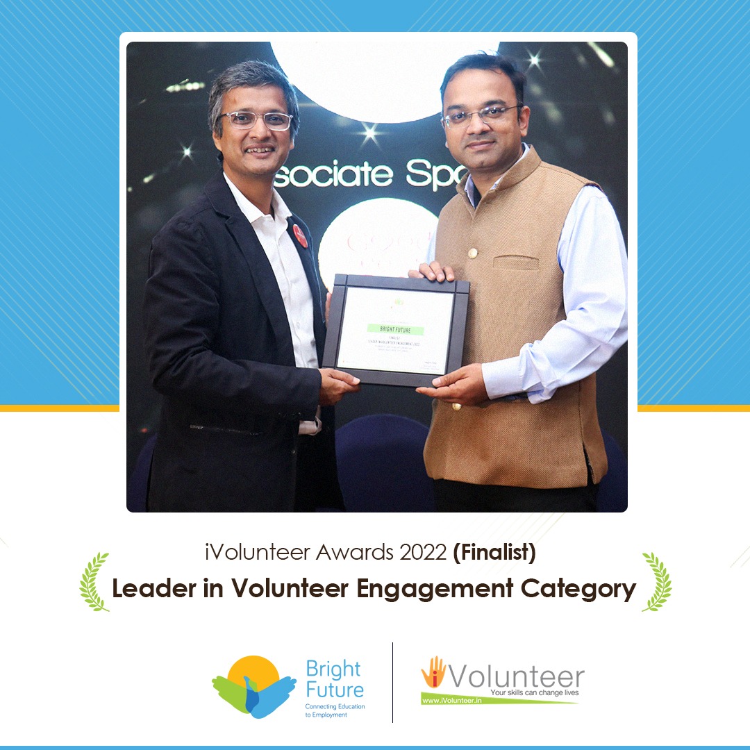 #brightfuture is #celebrating the spirit of volunteering for receiving recognition from #iVolunteer #Awards 2022 - Selected #Finalists amongst the #Leaders of Volunteer Engagement Category.

Heartiest #congratulations to all the #winners, #nominees and fellow #changemakers!