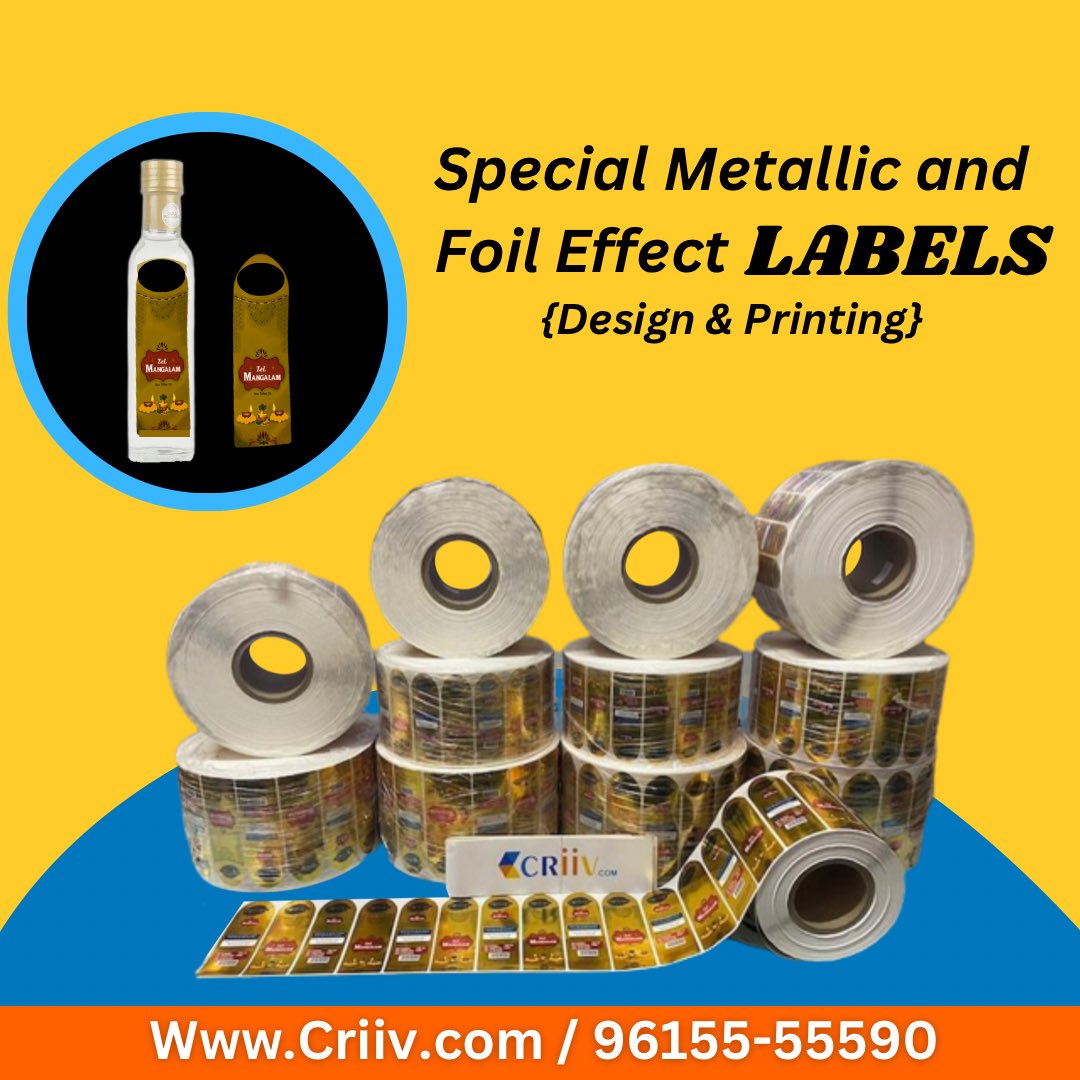 criiv_india's tweet image. When you need to labels your brand. Why not choose the best in the market?
Get exceptional quality with Criiv India Labels.

.
For more details visit our website criiv.com
Or call us @ ￼096155 55590
.
.
.

#label #labeldesign #labelsticker #labelmaker
#labels