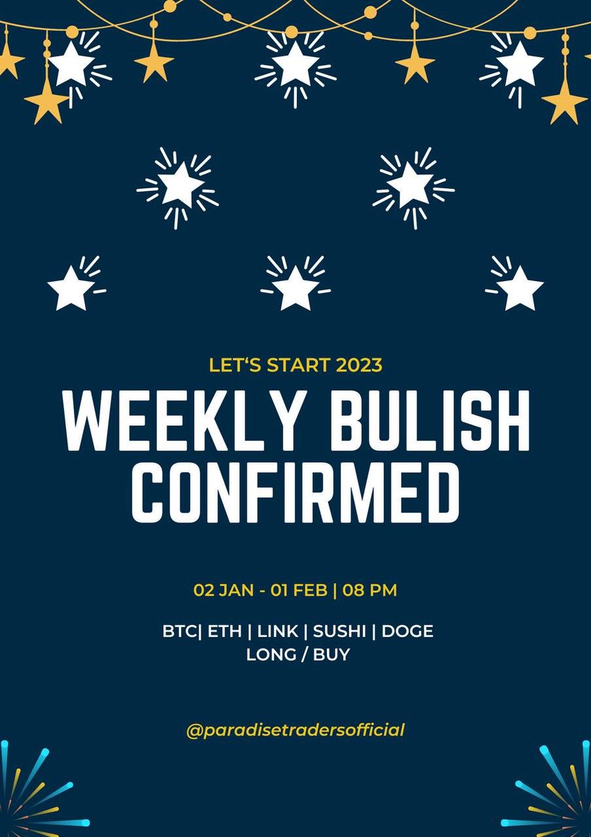 paradisesignal's tweet photo. WEEKLY BULISH CONFIRMED ON CRYPTO !! 🚀🚀🚀
https://t.co/jBE1WJGUNE 
#Bitcoin #ETH #SushiSwap 
#cryptocurrency #cryptotrading https://t.co/tQ3EXJAUfY
