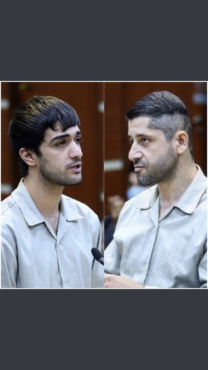 They executed 2 more protesters this morning. #MohammadMehdiKarami &amp; #MohammadHosseini 
after sham trials. No more words other than a firm conviction that this “Islamic” regime will be called to account for every single one of these crimes against humanity. #IranRevoIution