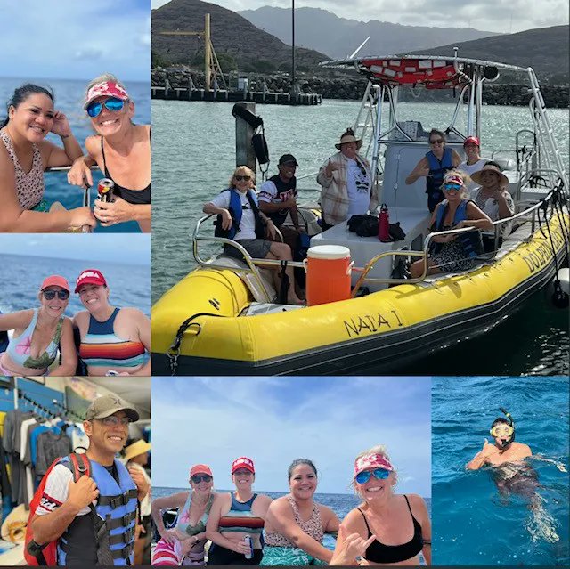 islandstyledmc's tweet photo. #FlashBackFriday - ISI annual team outing-sending off 2022! We spent a fun morning with Dolphin Charters snorkeling the Westside of O‘ahu; enjoyed dinner at the Four Seasons O‘ahu; and participated in an innovative team bonding experience with Alice Inoue! Here's to 2023! https://t.co/LozaoPJcEk