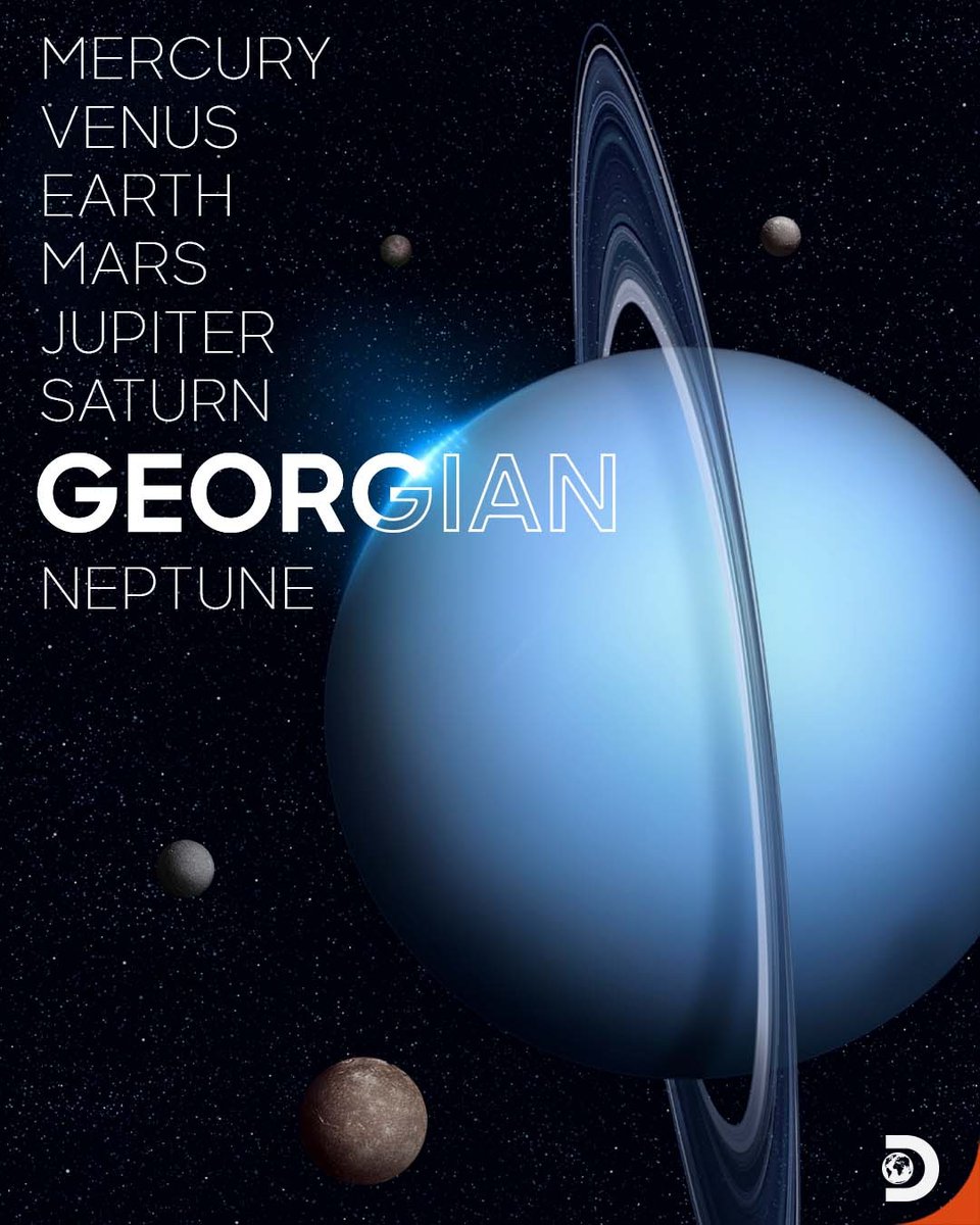 DiscoveryIN's tweet photo. In 1971, William Herschel discovered a new planet and named it Georgian Sidus, in honor of King George III. Only much later, it came to be known as Uranus.
#DiscoveryChannelIndia #DiscoveryChannelIn #DiscoveryChannel #7thPlanet #Georgian #Space #Planets #Uranus #KingGeorgeIII https://t.co/OrbunqBGGx