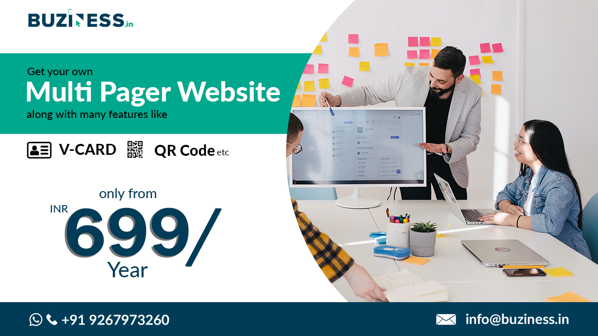 Buziness_in's tweet image. Increasing traffic is the hardest task a business faces. The custom web designs from Buziness.in ensures that your website receives maximum traffic.
#CustomWebDesigningServices
#AffordableWebsiteforBusiness
#webdevelopmentcompanyinNoida
#webdevelopment
#webdesigning