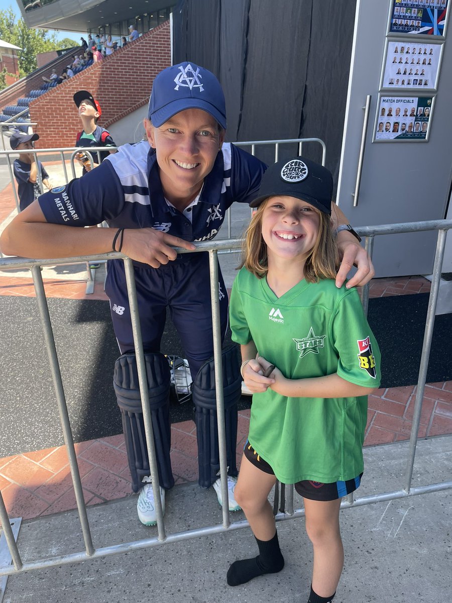 Cracking day at the junction watching some of our best ever do their thing. To these athletes who always thank the kids for coming, it is our pleasure and thank you for putting on the show. <a href="/VicStateCricket/">Victorian Cricket Team</a> <a href="/CricketAus/">Cricket Australia</a>