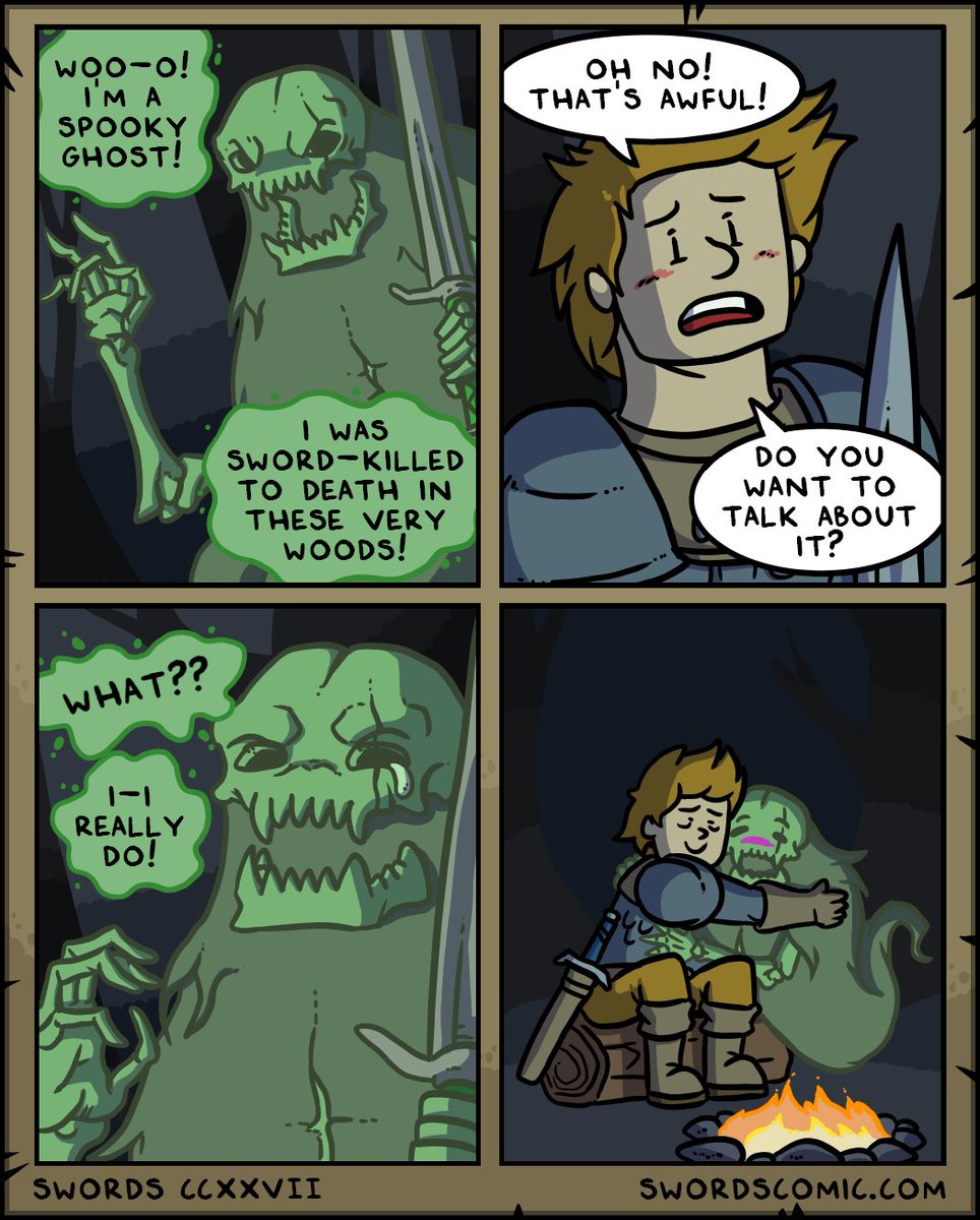 WholesomeMeme's tweet photo. Comic by @swordscomic https://t.co/VhHROxhYfg