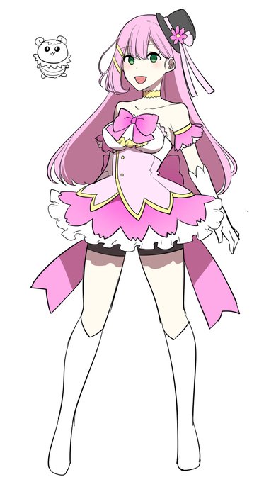 次はこんな感じの魔法少女モノ描きたい 