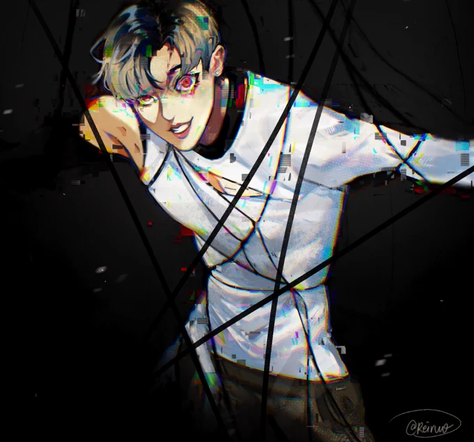 Omggg He's glitched  