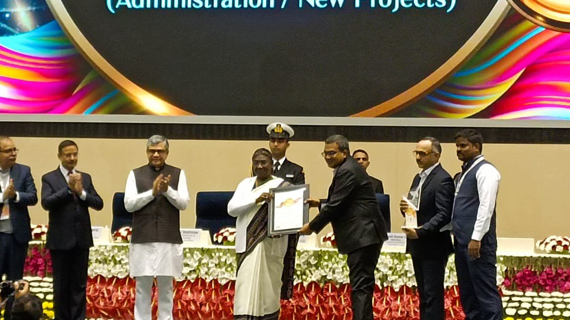Congratulations to Central Institute of Petrochemicals Engineering &amp; Technology (CIPET) on getting the Digital India 2022 Silver award from Hon'ble President Smt. Droupadi Murmu ji under the category of Best web &amp; Mobile initiatives complying with GIGW &amp; Accessibility Guidelines.
