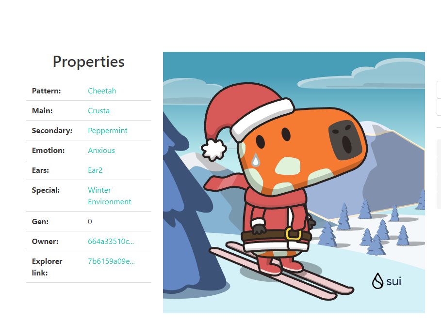 🎁 I just unboxed my Sui Holiday Capy! ❄️
Capys Xavi: is very happy and excited to wait for his friends to come together to join the annual Christmas party for the Capys community#CapyHolidays <a href="/SuiNetwork/">Sui</a>