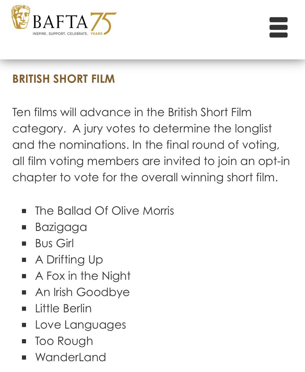 JP_Osborne's tweet photo. Blown away to have Love Languages @bafta longlisted for British Short Film! https://t.co/I8tMxKOsoH