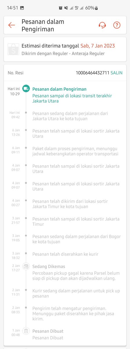 kamtekr's tweet photo. @anteraja_id nyortir apaan lo kontol ampe berhari hari gini, bogor-jkt doang sampe semingguan
wkwkwkwk sampahhhhhhh https://t.co/jTRtJahkPH