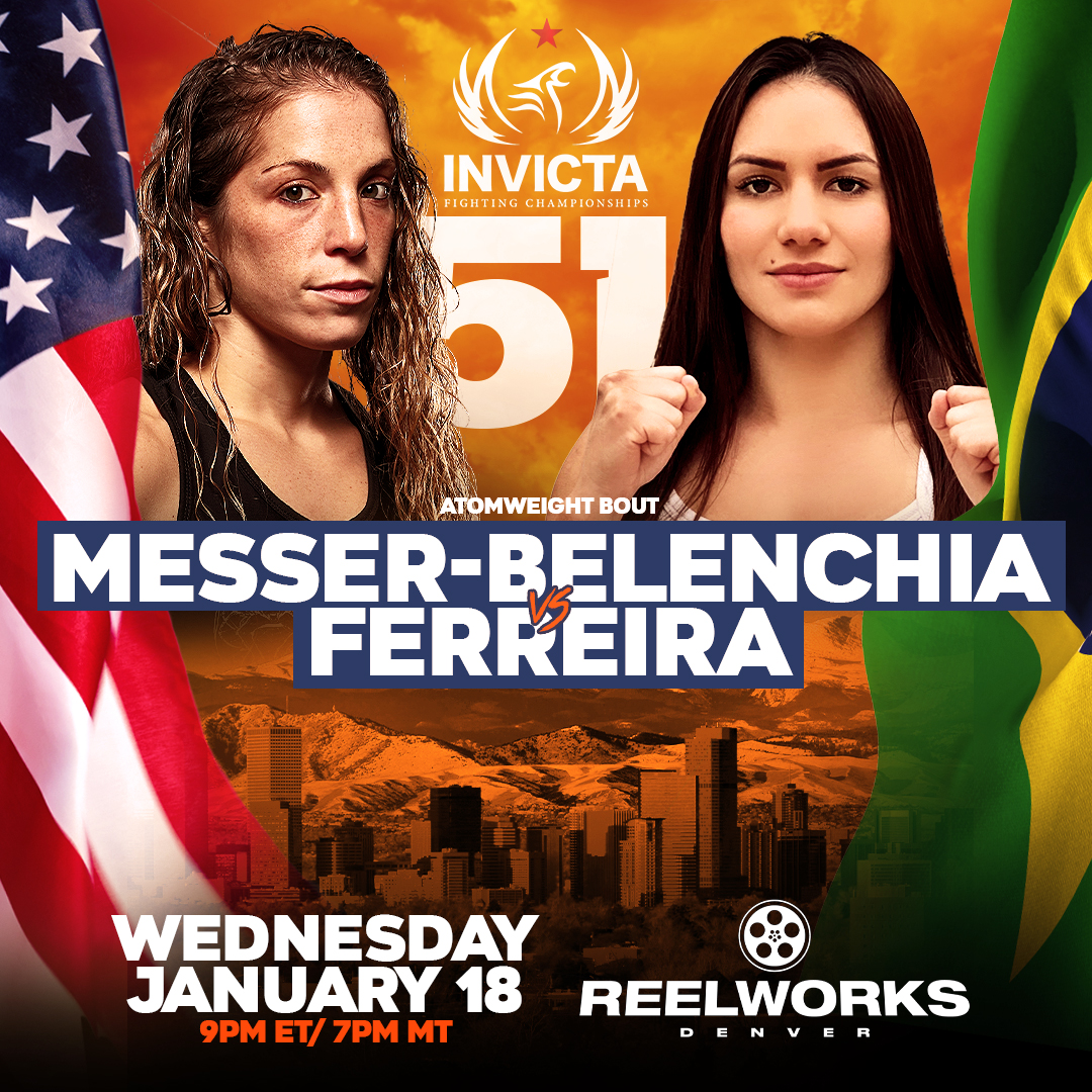 BJJ black belt and boxer @SpiderMonkeyMMB welcomes <a href="/liliferreiramma/">lili ferreira</a> to <a href="/InvictaFights/">Invicta FC</a>  in her first time fighting in the US. Don't miss #InvictaFC51 and grab tickets here: eventbrite.com/e/invicta-fc-5…