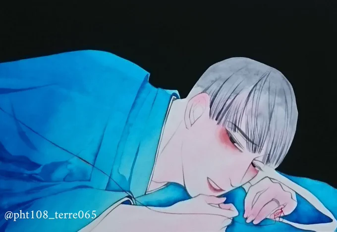 前に描いた薫と博久です 