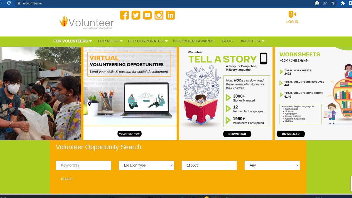 websiteExplore's tweet photo. Website of the Day:-
Interested in social services? Why not volunteer your time with an NGO?
Here is a website where you can volunteer: https://t.co/VJa5W66ZcI
To find out more, follow.
#twitter #websiteExplore #volunteering #socialservice #followformore #bestwebsite https://t.co/iuEiUpPlay