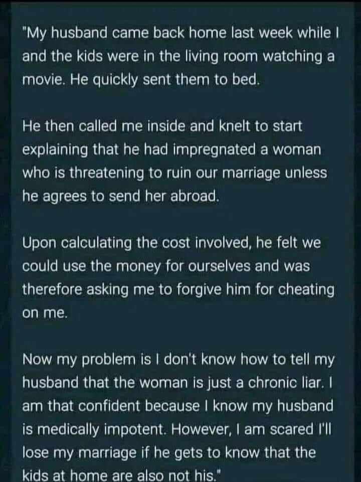 Ugandans have problems. Just when you think yours are bigger, then boom