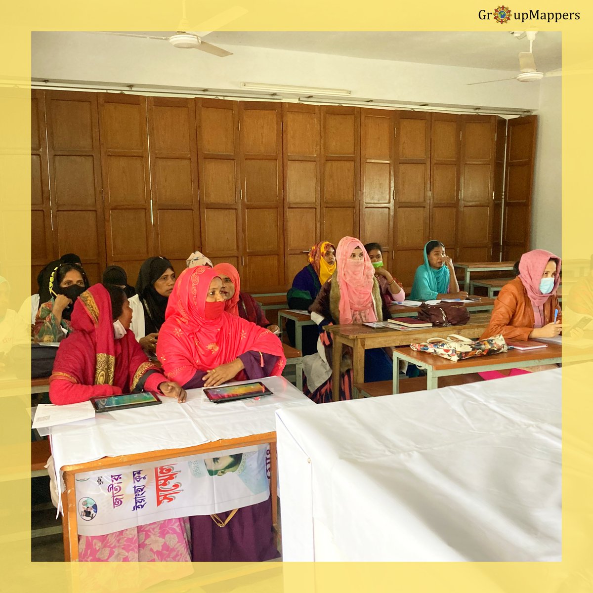 GroupMappers's tweet photo. Some photos during our hands-on training session at the Fasiyakhali Union.
Despite the extremely cold weather, the health workers are attending the training. We appreciate their efforts and enthusiasm.
#GroupMappers #APMEN #bangladesh #Training #Fasiyakhali #Lama #kobotoobox https://t.co/7PhNkyJUHL
