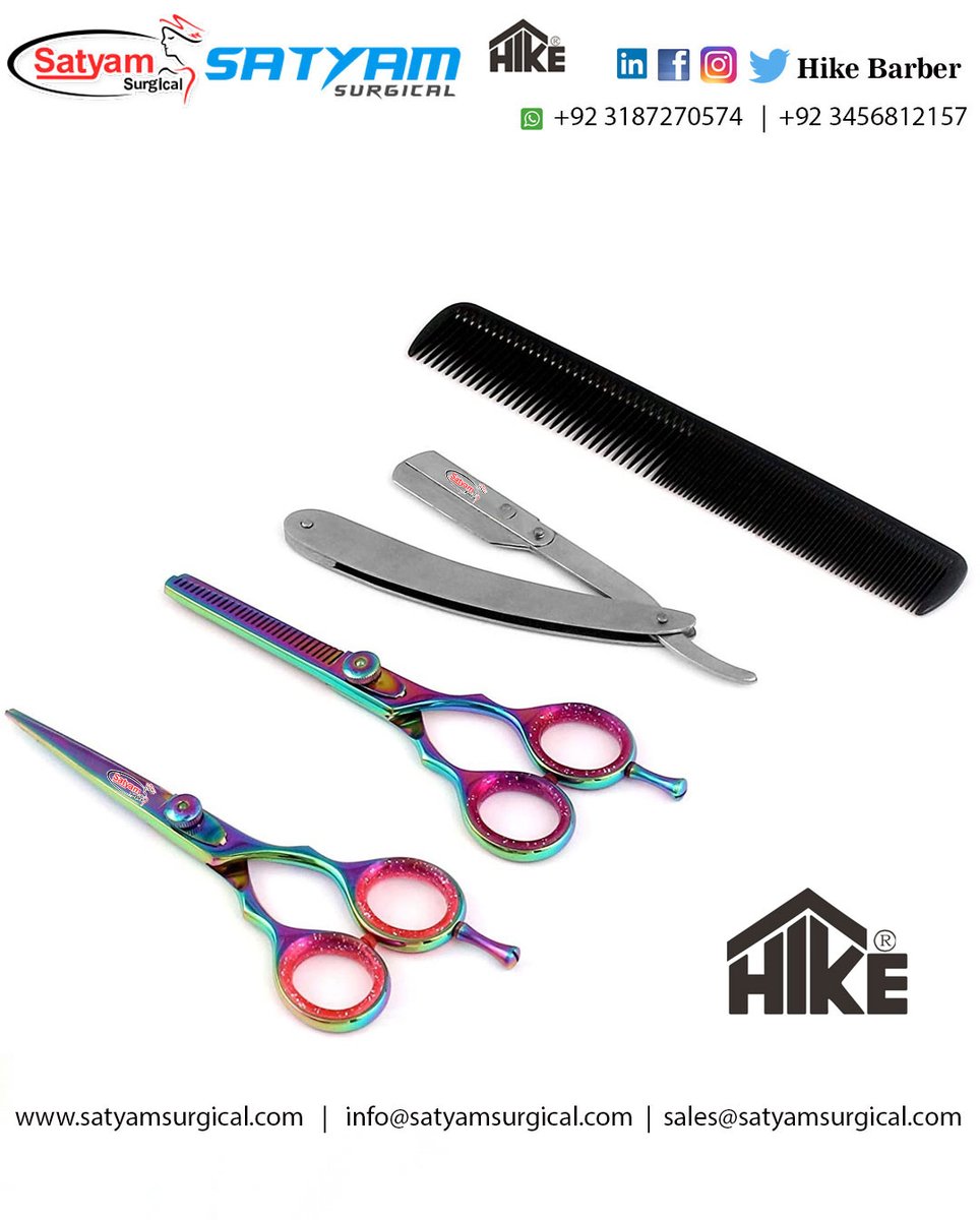 HikeInstruments's tweet image. Barber scissors Set With multi coating
 #femalebarber #girlbarber #haircuteconomy #ladybarber #menshair #menshaircut #pacinos #barberladies #barberlady #barbergirl #barberfemale #barberwomen #barber #barbershop #barbershopconnect #barberlife #barberlove #barbergang #barberworld