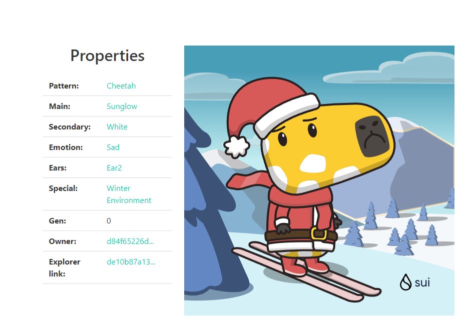🎁 I just unboxed my Sui Holiday Capy! ❄️
was very happy because he wanted to ski into the forest to find his good friends, such as eagle, black bear, tiger, etc. #CapyHolidays <a href="/SuiNetwork/">Sui</a>