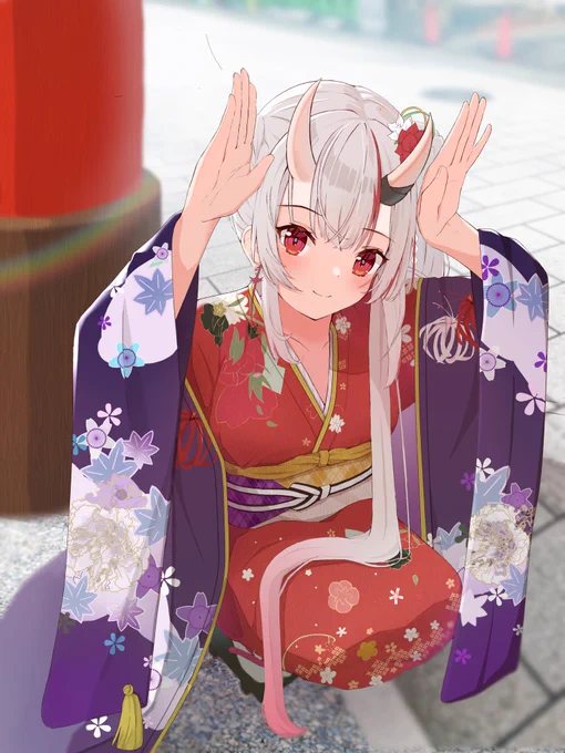 #百鬼絵巻  #百鬼あやめ 兎年⸒⸒ 