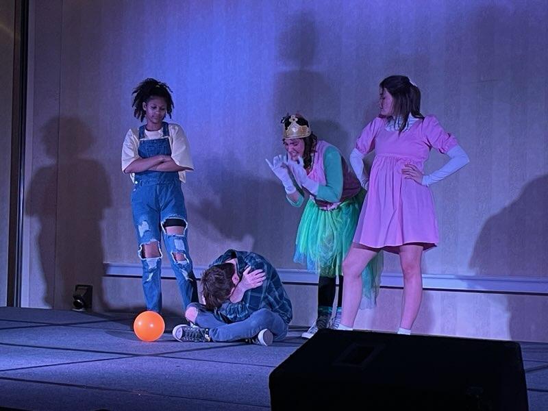 Troupe2001's tweet photo. Today our Troupe performed Junie B. Jones is NOT a Crook. Way to represent Troupe 2001. https://t.co/6mLg3Id9Pd