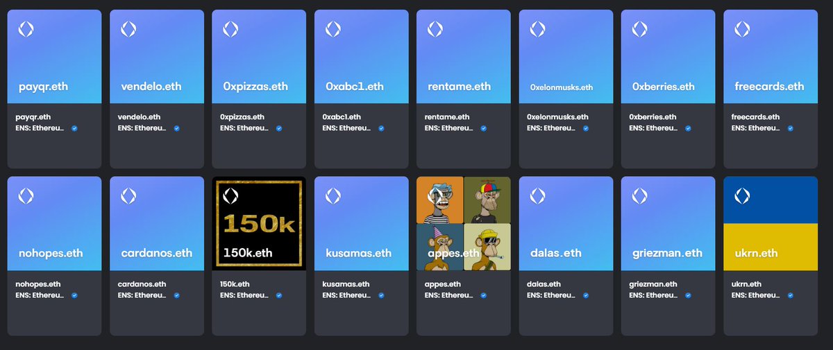 tain_fon's tweet photo. 16 BUNDLE DOMAINS FOR ONLY 0.25 ETH 
Ethereum Ens domains for Sale on Opensea

#ensdomains #WEB3 $BTC $ENS $ETH $DOT $KSM #UKRAINE #UKRN #Etherum #cryptomarket 

Opensea Link
https://t.co/GoNVbL6BH0 https://t.co/oVJ5shfzgk
