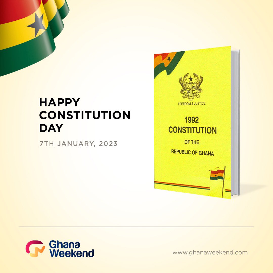 Have a wonderful day 🇬🇭
#ConstitutionDaily