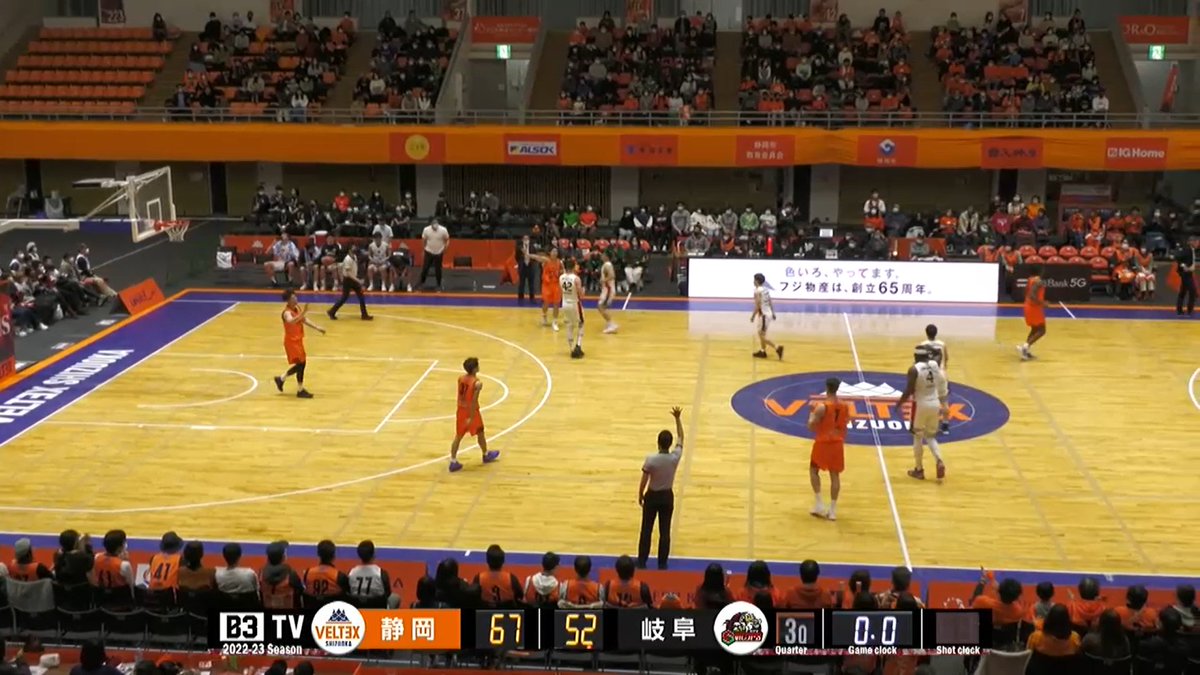GifuSwoops's tweet photo. 📢23.01.07試合速報
vs @VELTEX_SHIZUOKA GAME1
3rd END
静岡 19 23 25 | 67
岐阜 13 19 20 | 52
#岐阜スゥープス
#ALLFORGIFU
B3TVで生配信中!
https://t.co/o2VK54BMZx https://t.co/18sKnMwafR