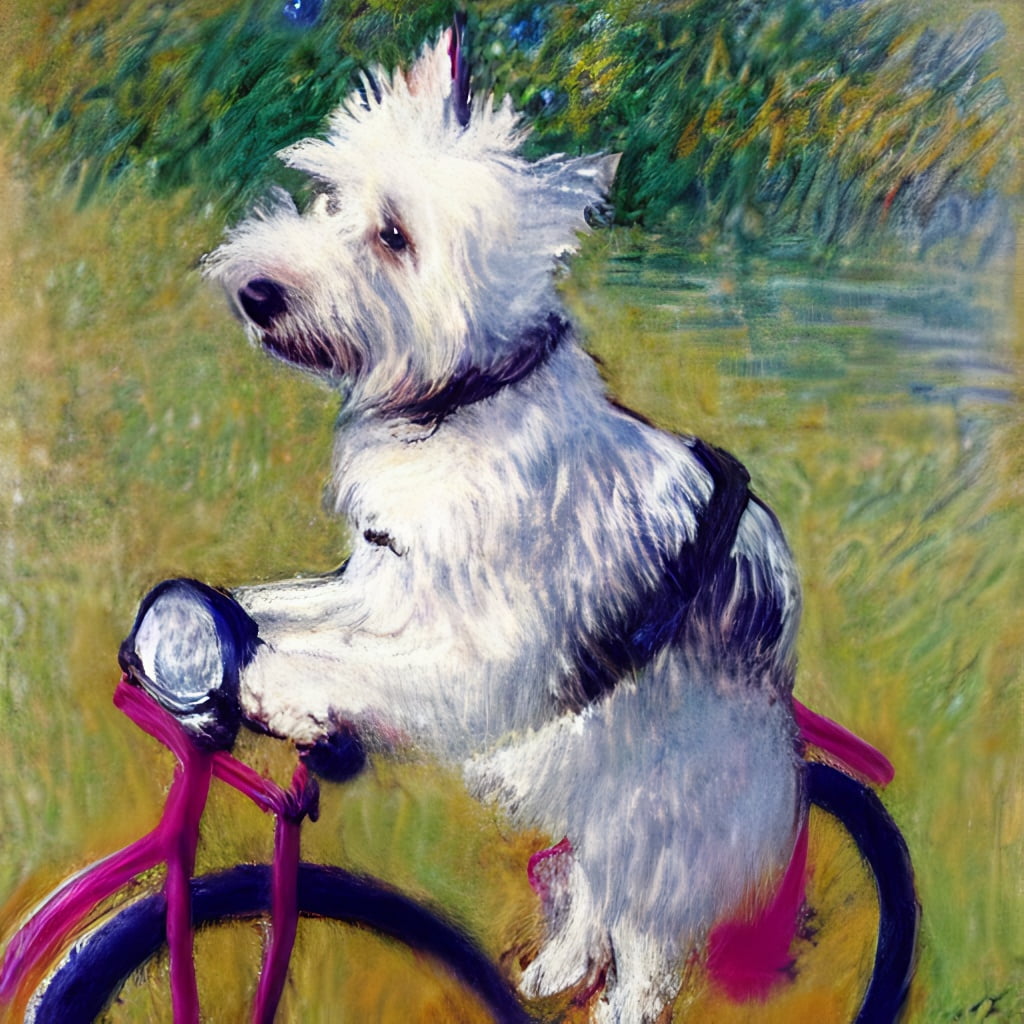 WestiDogWatcher's tweet photo. I'll go cycling today https://t.co/AnWUNOCpjI