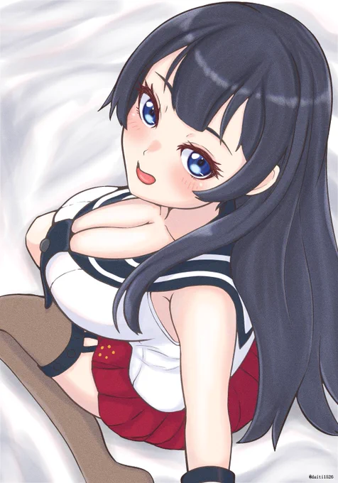リクエストで描かせて頂いた阿賀野姉 