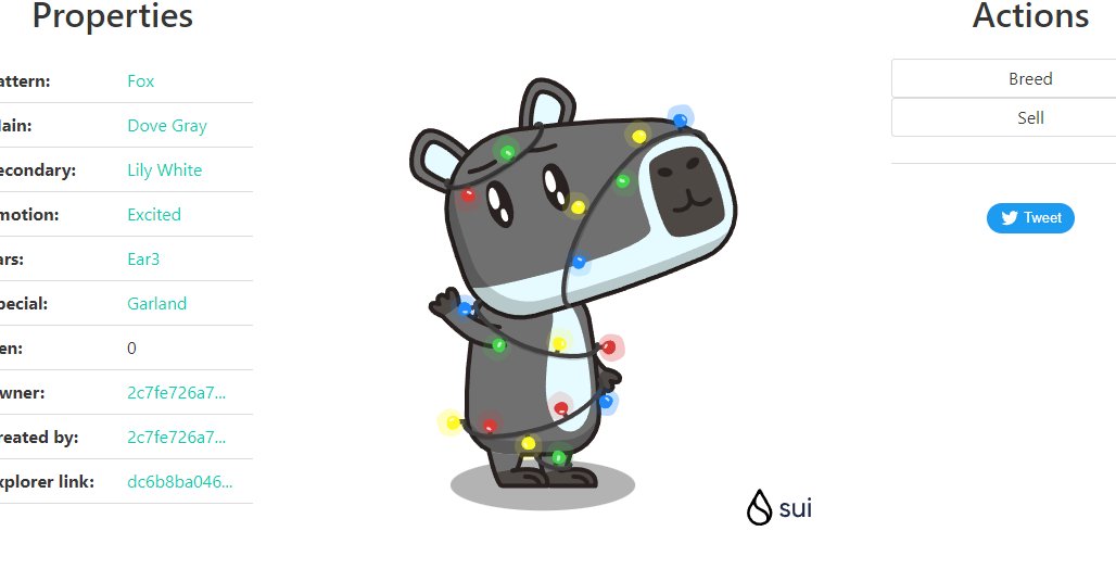 🎁 I just unboxed my Sui Holiday Capy! ❄️
Create your own Capy here:  capy.art #CapyHolidays Look at those cutie shinny eyes. So adorable.🥰