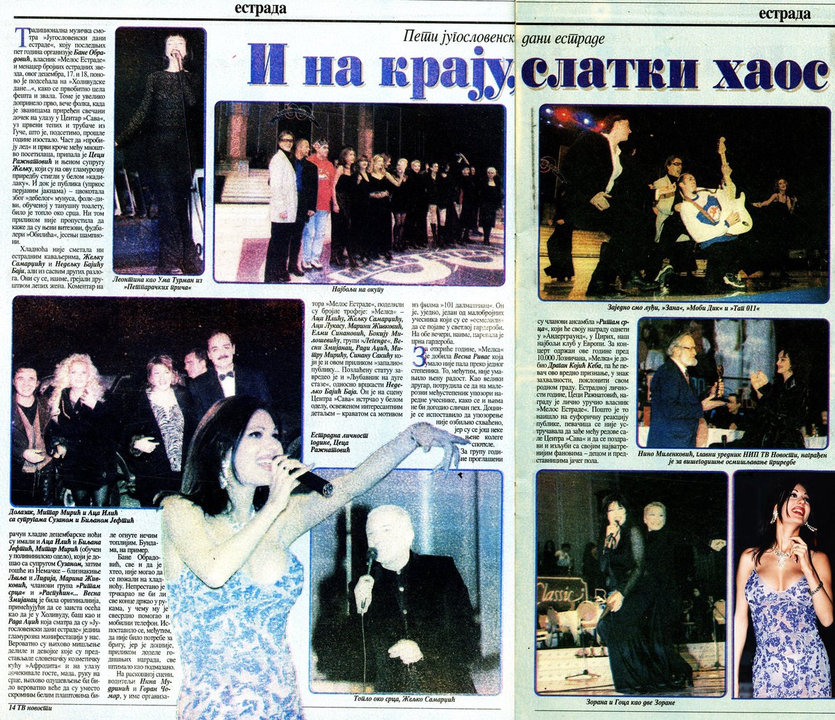 PressCeca's tweet photo. Nagrade 56 I 57: 

Na petim Jugoslovenskim danima estrade, održanim u decembru 1997. godine, Ceca je dobila 2 priznanja - 'Melka' za estradnu ličnost godine i najbolji album godine. 💕

#ceca #cecaraznatovic #nagrade #priznanja #najnagrađevanija #najnagrađevanijapevačica https://t.co/YlVngNRr8g