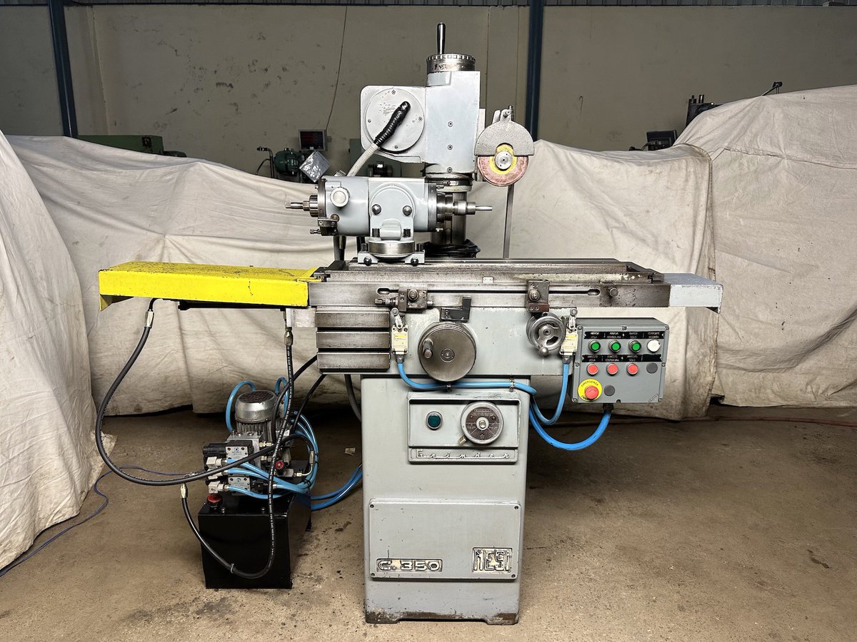 LibertyMetMach's tweet photo. Hydraulic Tool & Cutter Grinder - Nesi Italy - with Automatic Indexing Universal Work-Head
#universalgrinding #universalgrinder #toolgrinding #toolgrinder #toolgrindingmachine #toolgrinders #toolcuttergrinder #cuttergrinder #cuttergrinding #hydraulictoolgrinder #grinders https://t.co/GTpfwTgPGz