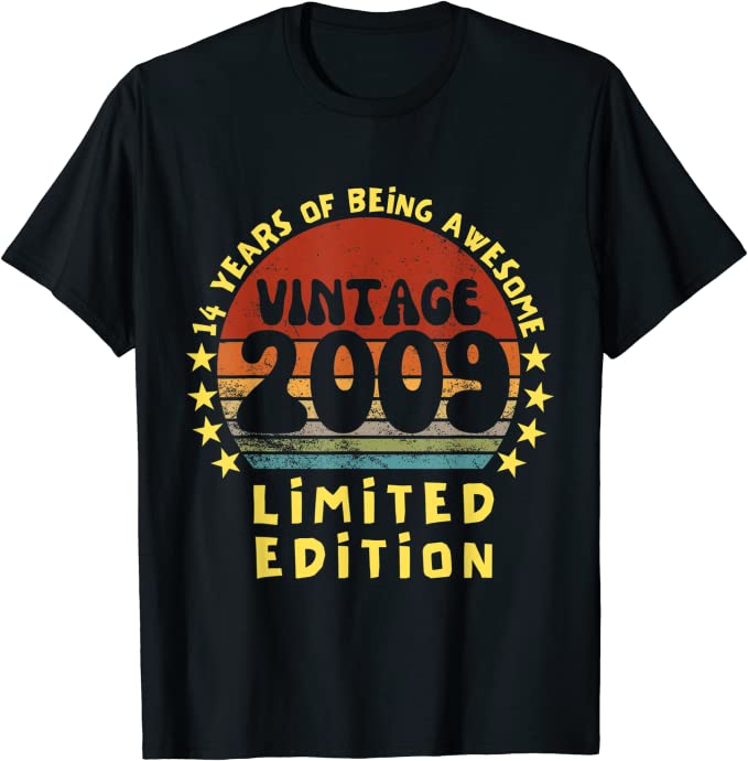 ALE_podesigns's tweet photo. 14 Year Old Present Boy Girl Teen Vintage 2009 14th Birthday T-Shirt

14 Years Of Being Awesome Vintage 2009 Limited Edition : https://t.co/JpCt2gEZAu

#vintageshirt #vintage2009 #yearsofbeingawesome #limitededition #14birthday #teenagergift #birthdaygift https://t.co/fkjcRQvE6N
