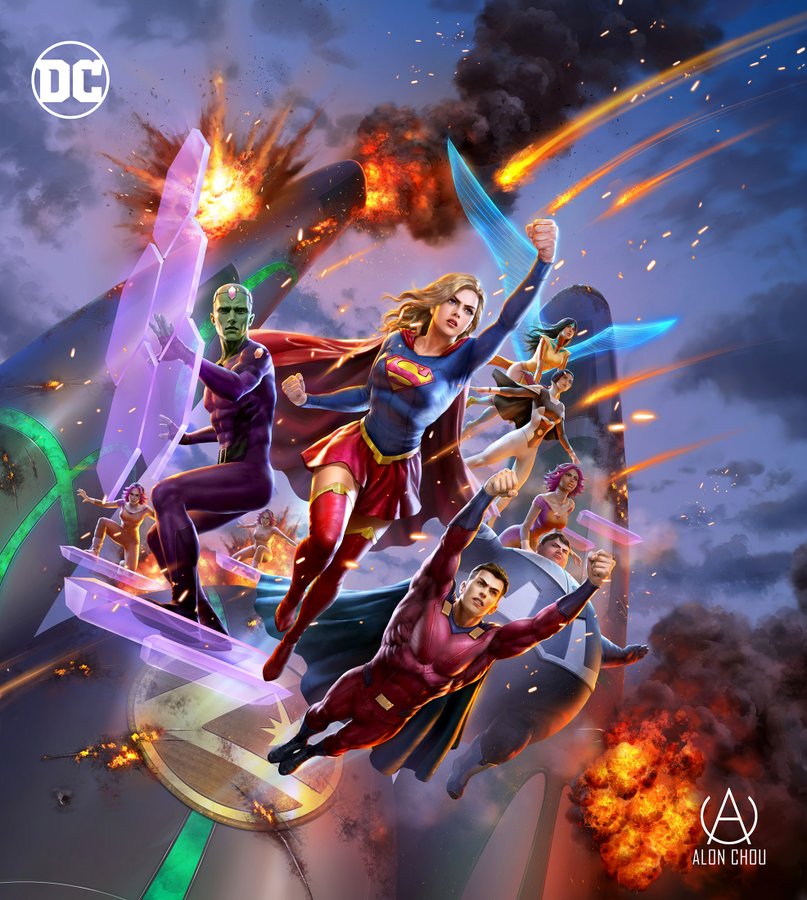 LEGION OF SUPER-HEROES: Check Out The Awesome Cover Art For Upcoming Animated  Supergirl Team-Up