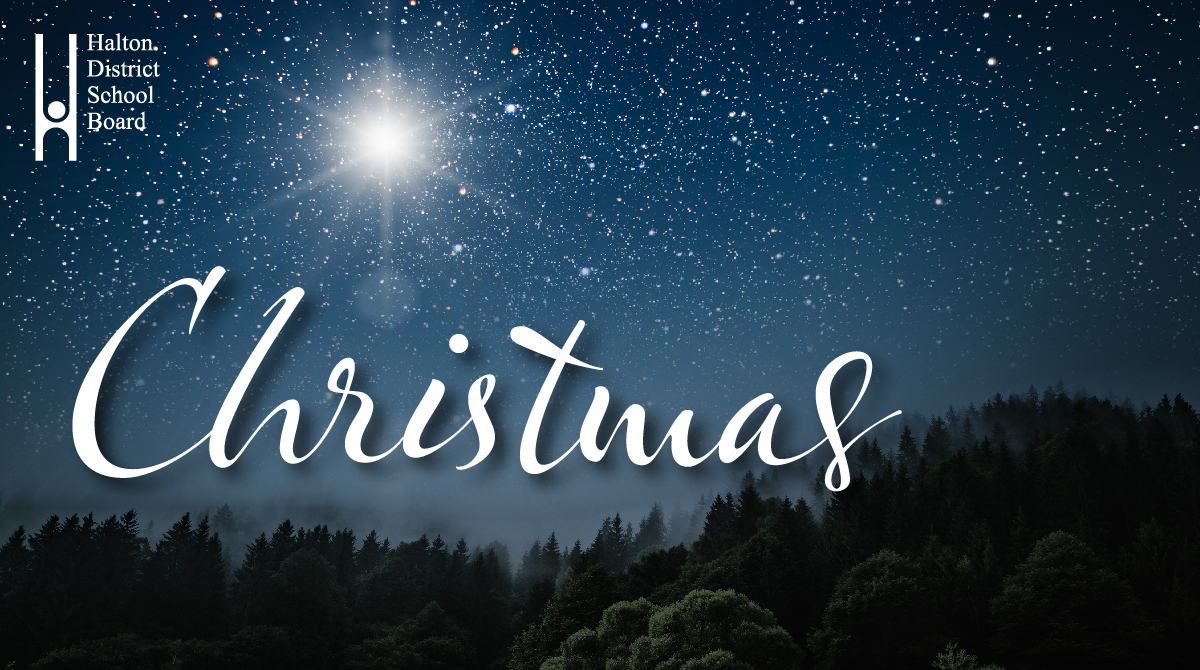 We wish all members of our #HDSB community celebrating Christmas today, peace, joy and happiness.