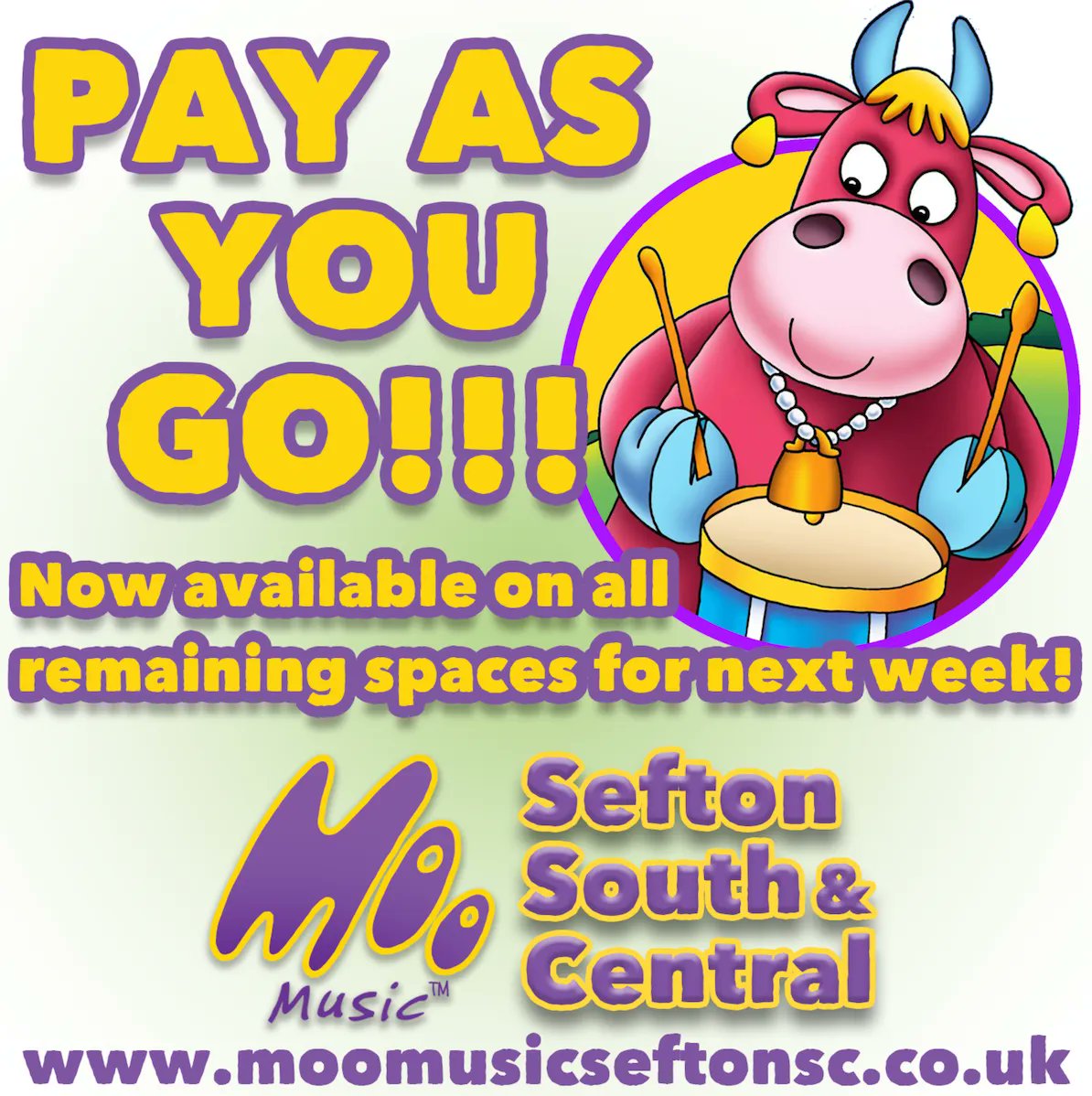 mooseftonsc's tweet image. ❓Any plans next week for the little people in your life❓ 
⭐️ New Term Starts on Monday...Don&apos;t Delay...BOOK TODAY!⭐️  PayG and Termly bookings available for Baby/Mini MOO⭐️
Join us at MOO Music Sefton South and Central  in Crosby Village. visit moomusicseftonsc.co.uk.