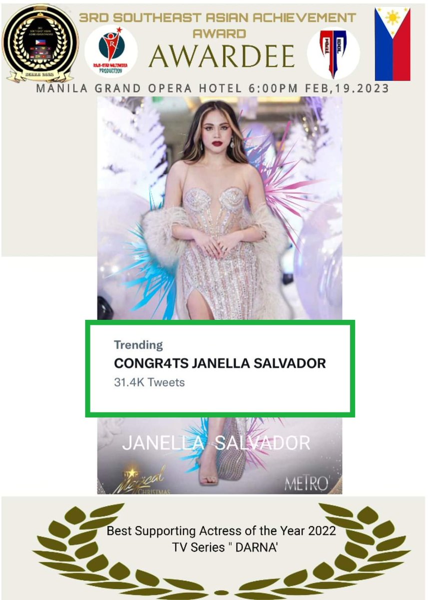 JMDSLoversOFC's tweet photo. 30K+ TWEETS!!! 

Thatʼs it. Thank you everyone who joined our twitter party tonight! You guys are the best. I am so so proud of us for reaching this far.

You may now rest and sleep. Good night! Till our next TP 🐍

CONGR4TS JANELLA SALVADOR | #JanellaWinsAtSAAA #JanellaSalvador https://t.co/RIzvIjbWvA