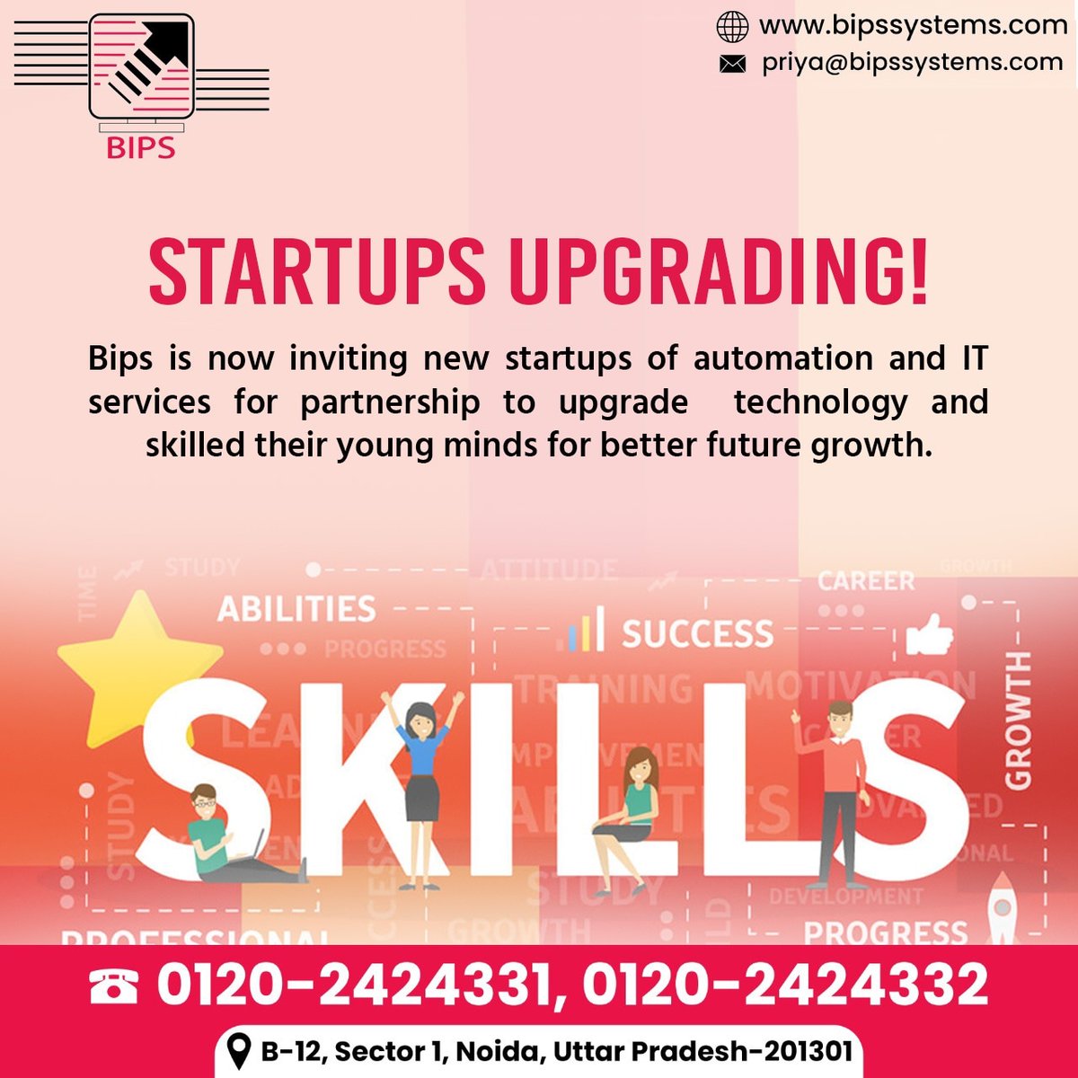 SystemsBips's tweet image. Now, Bips is about to start a partnership with IT and Automation services startup.   
We will provide their technology aid to these startups to boost their revenue growth.Our structured  and proven approach helps startups and their professionals to achieve their goals.
#bips #it