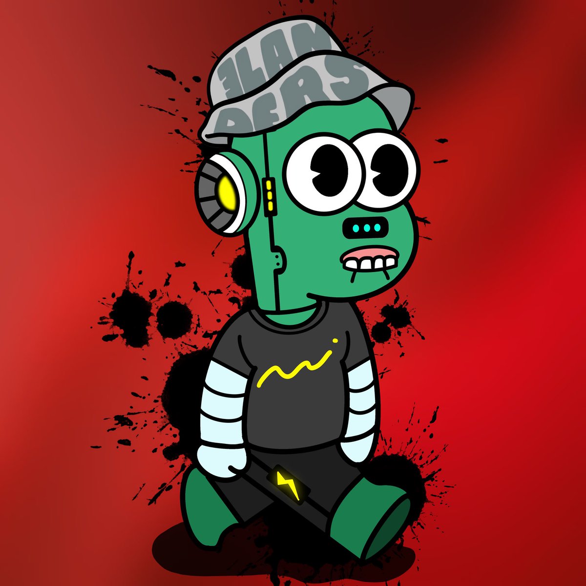 DingDaVinci's tweet image. 🤖 @3LandersNFT #3573 Green Bot Gizmo, the champion of the robot fighting league, and his name is known and feared by all. #level100 

Owner @DonXManci 
opensea.io/assets/ethereu…