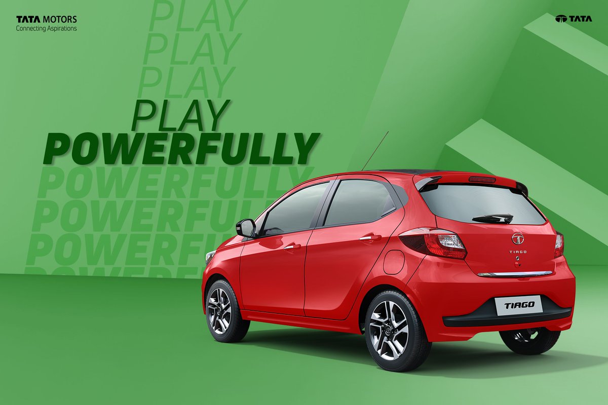TATA_CARS's tweet photo. Make every drive a thrilling time, in the #SeriouslyFun Tata Tiago.
Visit https://t.co/Hq2GXZTlNI to book your Tiago today.
#TataTiago #SeriouslyFun #TataMotorsPassengerVehicles #CarsDaily #Cars #Hatchback #Roadtrip #Drives #Fun #FunDrives https://t.co/9qRnt426lG