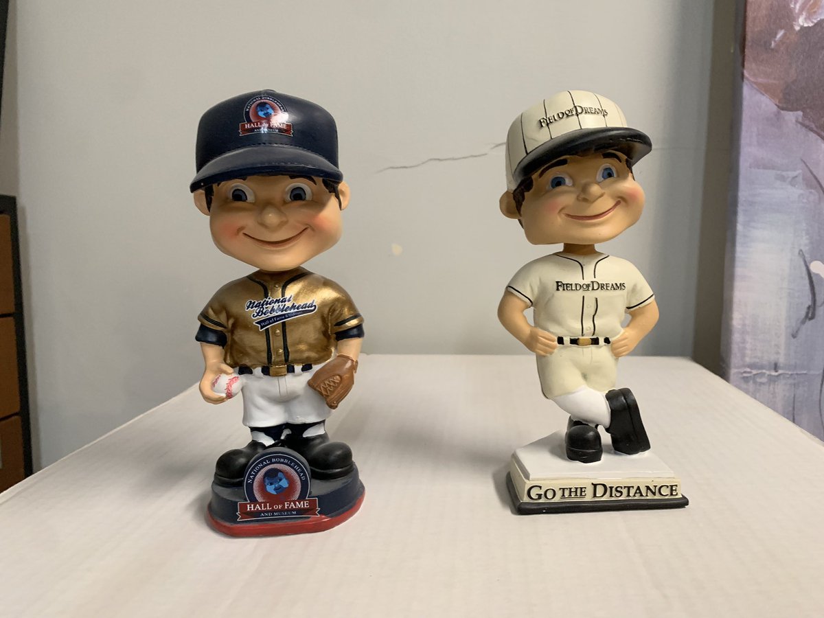 Happy #nationalbobbleheadday here are a couple from my over 2500 mile trip of visiting the @baseballhall, @SluggerMuseum  @fodmoviesite @BobbleheadHall and 6 stadiums!