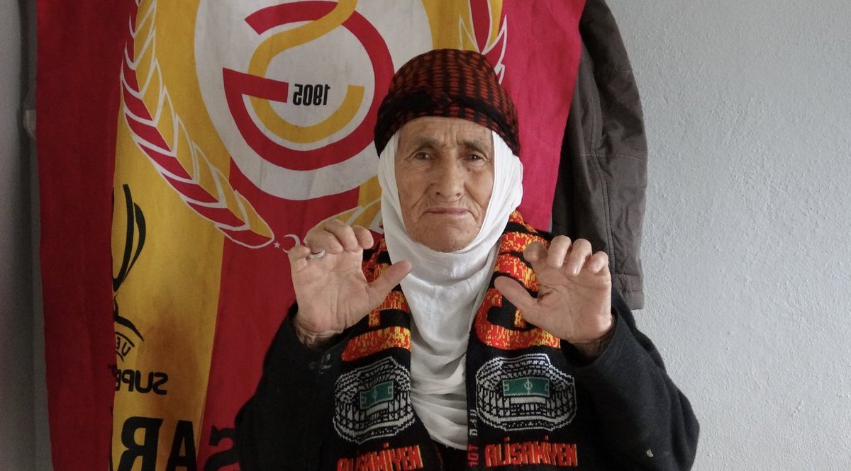 mardinlysnbyr's tweet photo. "Mardin'de yaşayan 78 yaşındaki Kadriye Temel Benim Takımım Galatasaray'dır Icardi'yi çok seviyorum Galatasaray Fenerbahçe'yi yenecek". https://t.co/YBlrnBiaZd