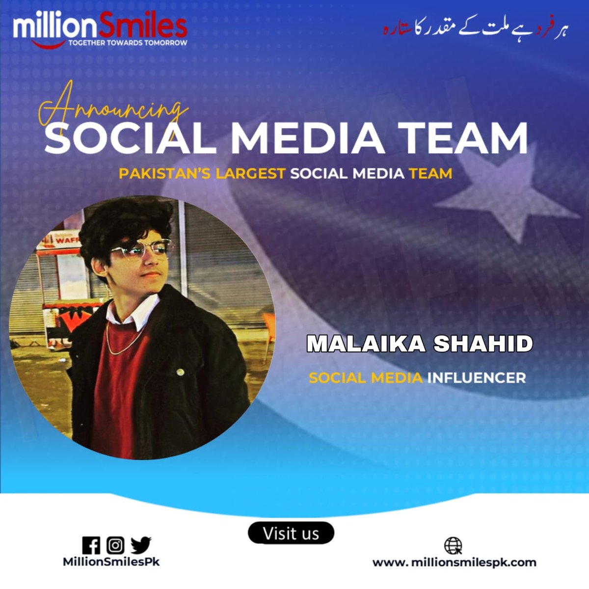 Mani21235437's tweet photo. Thank you million smiles♥️
      Social media influencer
@MillionSmilesPK https://t.co/6YYKLiEb51