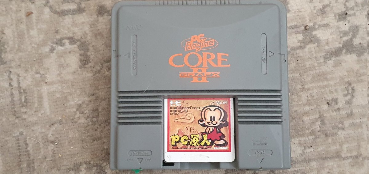 r3trogam3boy's tweet photo. The #coregrafxII a great system I love to play. Rtype is brilliant on it and so is bonk what games do you like on it? https://t.co/aNUJdBEx56