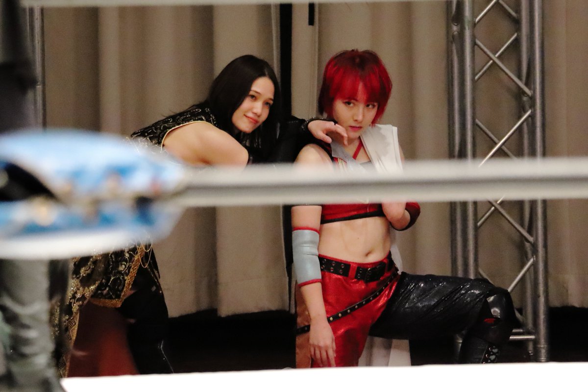 sakuratamagoA's tweet photo. 夏から始まったトーナメントもついに決勝戦
#ACTwrestling 後楽園ホール公演
2022年12月29日
第6試合 タッグトーナメント決勝戦
#澄川菜摘&#岩井杏加【#BrightRock】
vs
#茉莉& #石川はるか
#アクトレスリング https://t.co/ybfIfIdGey