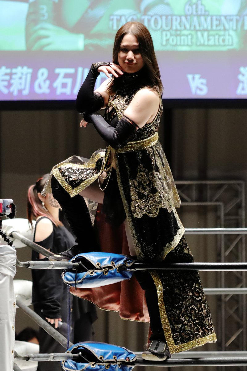 sakuratamagoA's tweet photo. 夏から始まったトーナメントもついに決勝戦
#ACTwrestling 後楽園ホール公演
2022年12月29日
第6試合 タッグトーナメント決勝戦
#澄川菜摘&#岩井杏加【#BrightRock】
vs
#茉莉& #石川はるか
#アクトレスリング https://t.co/ybfIfIdGey