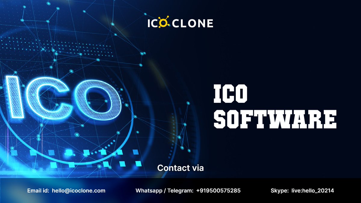 Icoclone1's tweet image. #Initialcoinoffering is a popular crypto #crowdfunding method that helps budding startup develop their business by rising funds. If any start-up wants to develop their #ICOwebsite, then can make use of a readymade #ICOscript

LIVE DEMO - bit.ly/3Gqp2CM