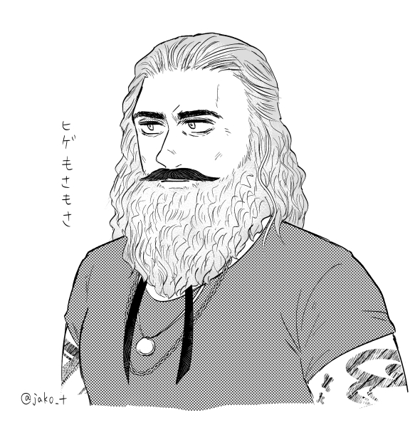 OFMD練習🏴‍☠️エドの髭!!!!!!!!!!!試行錯誤 