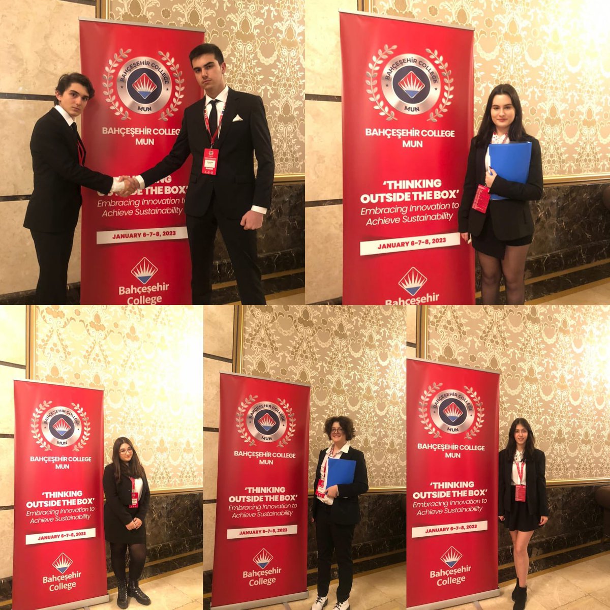 Bahçeşehir Koleji Bursa Bademli Kampüsü Anadolu Lisesi öğrencilerimiz İspanya ve Romanya Delegeleri olarak BK MUN’de 2.Gününde “Sürdürülebilirlik ve Innovasyon”üzerine tartışıp çözümlerini sunuyorlar.Öğrencilerimizi ve Öğretmenlerimizi tebrik ederim.🧿💐
@dagozlem 
<a href="/ozgeeasln/">Özge ASLAN</a>